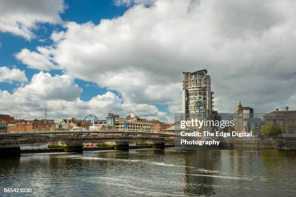 belfast waterfront - belfast stock pictures, royalty-free photos & images