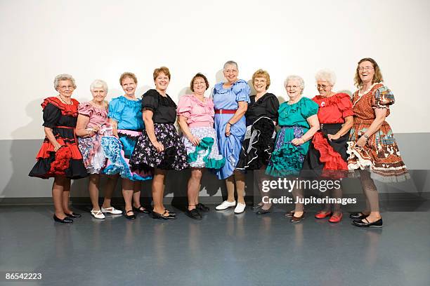 women square dancers - square dancing stock pictures, royalty-free photos & images