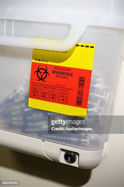 Sharps Container Lable 48 Medical Sharps Container Stock Photos, High-Res Pictures, and Images ...