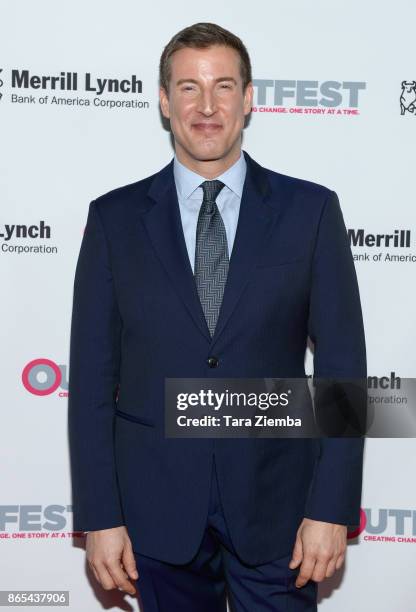 Christopher Racster attends the 13th Annual Outfest Legacy Awards at Vibiana on October 22, 2017 in Los Angeles, California.