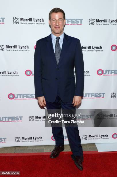 Christopher Racster attends the 13th Annual Outfest Legacy Awards at Vibiana on October 22, 2017 in Los Angeles, California.