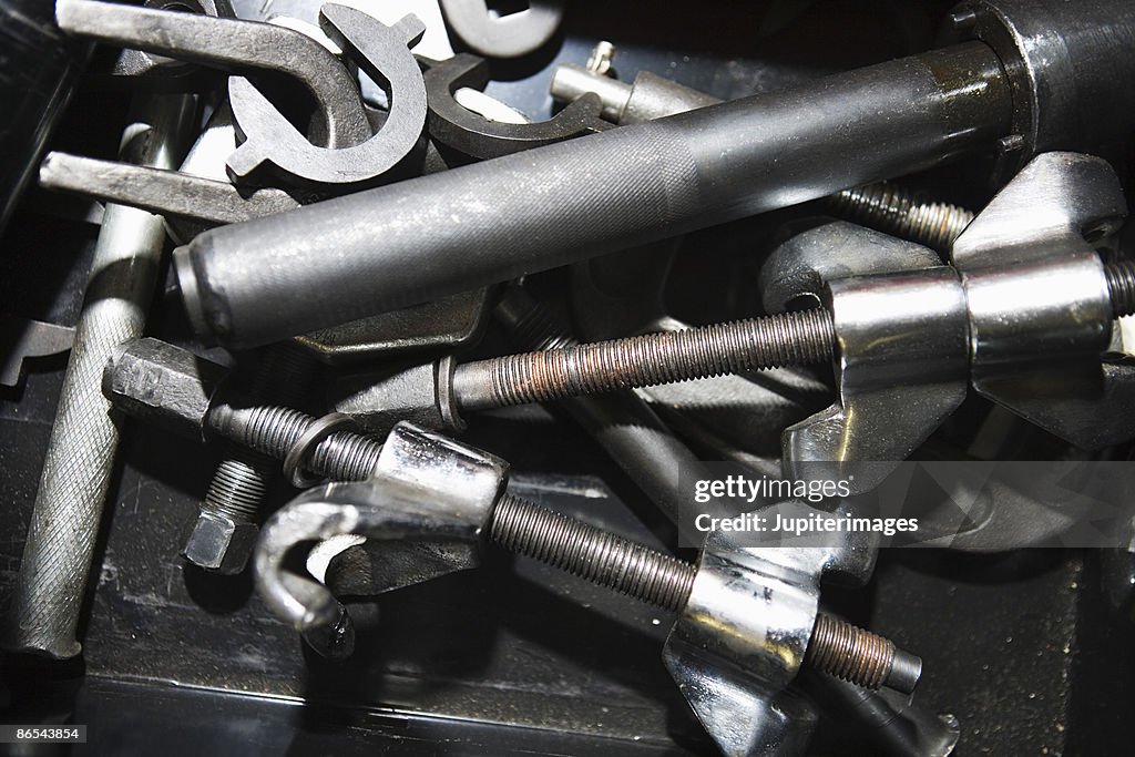 Car parts and tools