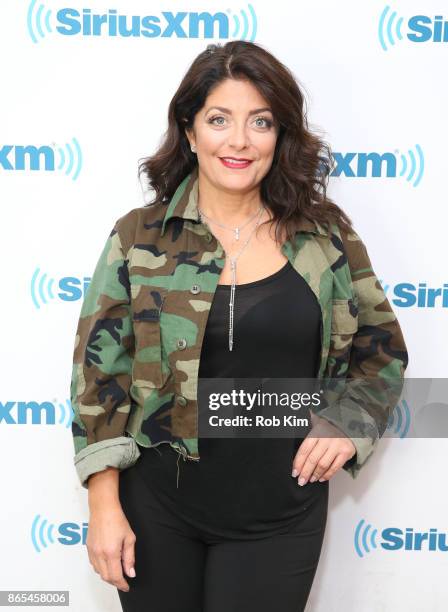 Kathy Wakile visits at SiriusXM Studios on October 23, 2017 in New York City.