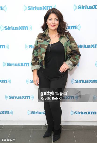 Kathy Wakile visits at SiriusXM Studios on October 23, 2017 in New York City.