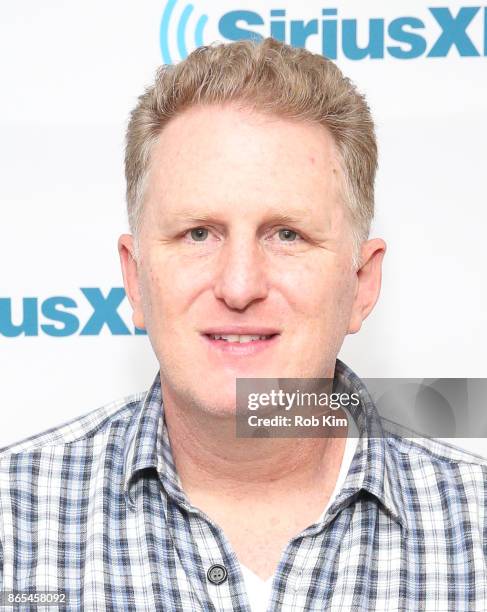 Michael Rapaport visits at SiriusXM Studios on October 23, 2017 in New York City.