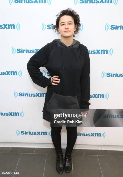 Ilana Glazer visits at SiriusXM Studios on October 23, 2017 in New York City.