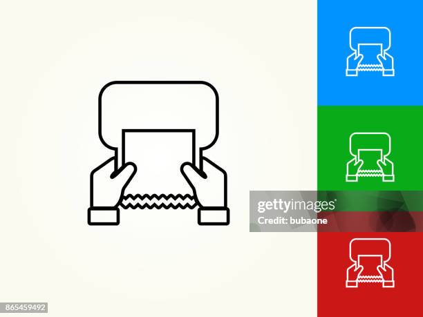 drying hands black stroke linear icon - drying hands stock illustrations
