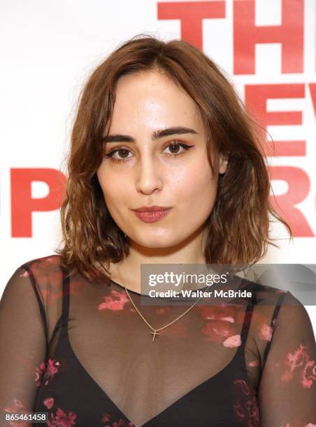 Sadie Scott attends the cast photo call for the New Group Production on 'Downtown Race Riot' on October 23, 2017 at The New 42nd Street Studios in...