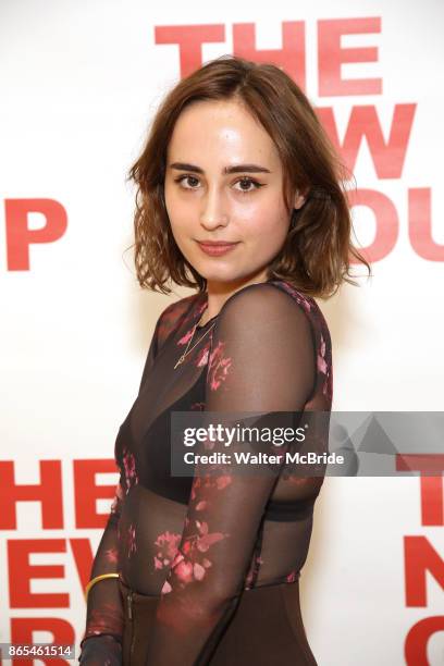 Sadie Scott attends the cast photo call for the New Group Production on 'Downtown Race Riot' on October 23, 2017 at The New 42nd Street Studios in...