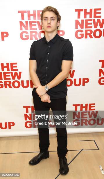 David Levi attends the cast photo call for the New Group Production on 'Downtown Race Riot' on October 23, 2017 at The New 42nd Street Studios in New...