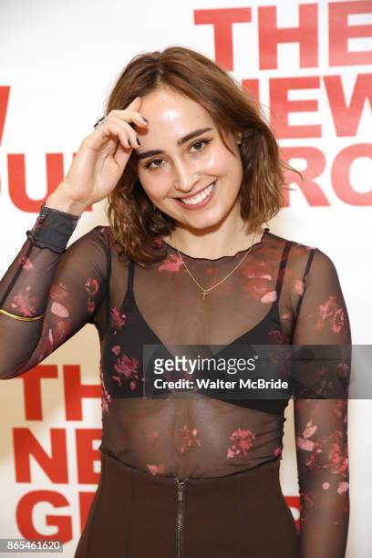 Sadie Scott attends the cast photo call for the New Group Production on 'Downtown Race Riot' on October 23, 2017 at The New 42nd Street Studios in...
