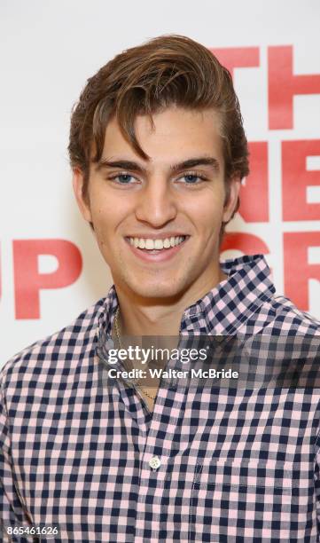 Daniel Sovich attends the cast photo call for the New Group Production on 'Downtown Race Riot' on October 23, 2017 at The New 42nd Street Studios in...