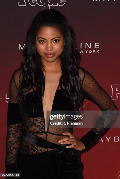 Camille Hyde attends People's "Ones to Watch" at NeueHouse Hollywood on October 4, 2017 in Los Angeles, California.