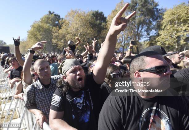 Atmosphere during the Monster Energy Aftershock Festival at Discovery Park on October 22, 2017 in Sacramento, California.