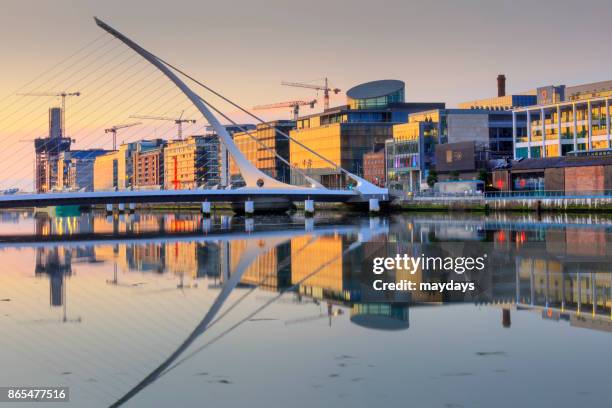 bridge, dublin - convention centre dublin stock pictures, royalty-free photos & images