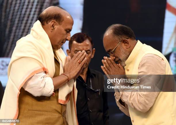 Union Home Minister Rajnath Singh, with Union Minister For Tourism KJ Alphons Inaugural ceremony of Paryatan Parv - Grand Finale organized by M/O...