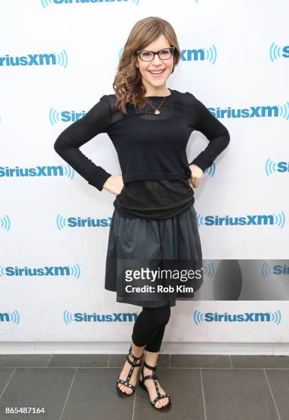 Lisa Loeb visits at SiriusXM Studios on October 23, 2017 in New York City.