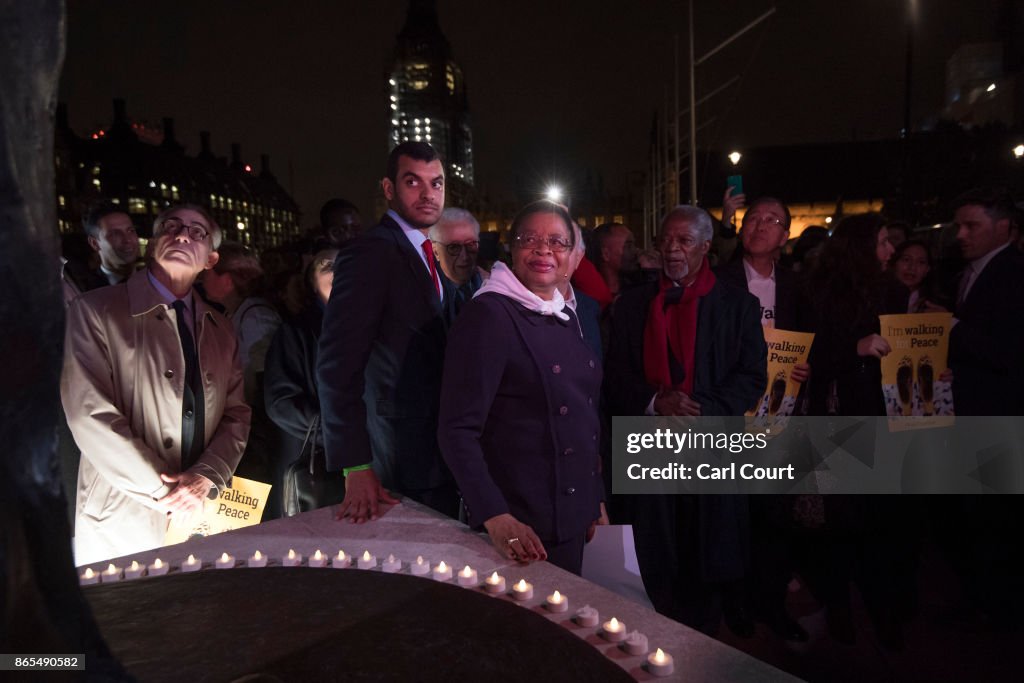 The Elders Take Part In London's Walk Together Event In Memory Of Nelson Mandela