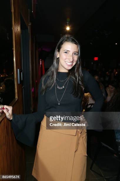 Belinda Boxer attends LAUGHERCISE at West Side Comedy Club on October 23, 2017 in New York City.