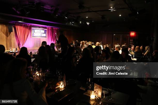 Atmosphere during LAUGHERCISE at West Side Comedy Club on October 23, 2017 in New York City.