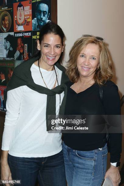 Dina Hansen and Laurie Gelman attend LAUGHERCISE at West Side Comedy Club on October 23, 2017 in New York City.
