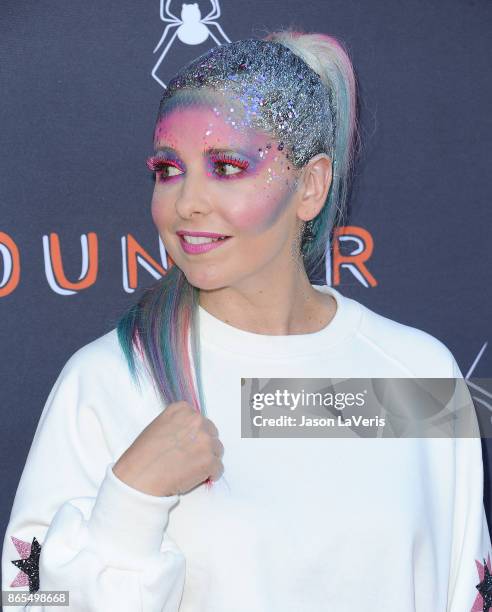 Actress Sarah Michelle Gellar attends the GOOD+ Foundation's 2nd annual Halloween Bash at Culver Studios on October 22, 2017 in Culver City,...