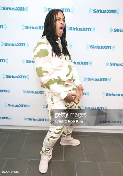 Waka Flocka Flame visits at SiriusXM Studios on October 23, 2017 in New York City.