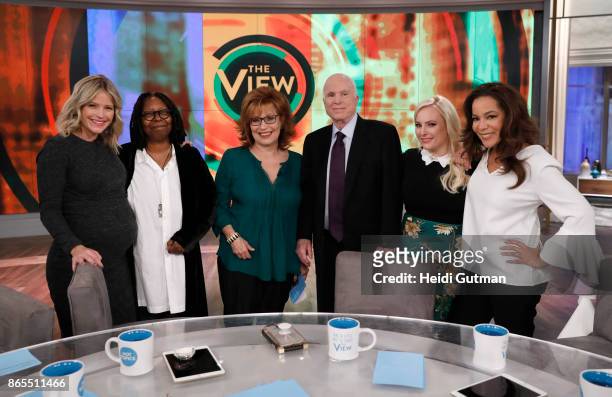 It's Meghan McCain's Birthday with a special visit from her father, Senator John McCain on "The View," airing Monday, October 23, 2017 on Walt Disney...