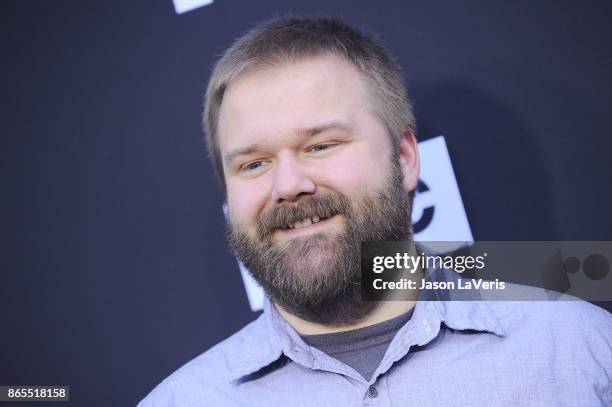 Producer Robert Kirkman attends the 100th episode celebration off "The Walking Dead" at The Greek Theatre on October 22, 2017 in Los Angeles,...