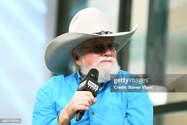 Multi-instrumentalist/singer Charlie Daniels visits Build to discuss his book "Never Look at the Empty Seats: A Memoir" at Build Studio on October...