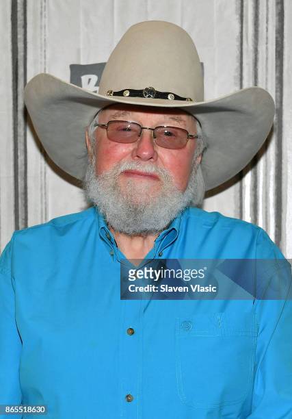 Multi-instrumentalist/singer Charlie Daniels visits Build to discuss his book "Never Look at the Empty Seats: A Memoir" at Build Studio on October...