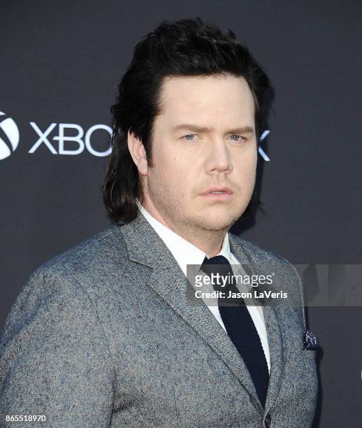 Actor Josh McDermitt attends the 100th episode celebration off "The Walking Dead" at The Greek Theatre on October 22, 2017 in Los Angeles, California.