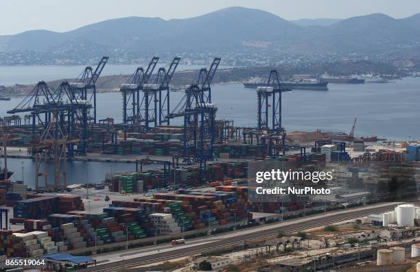 Athens Container Terminal 4,678 Port Of Athens Stock Photos, High-Res Pictures, and Images ...