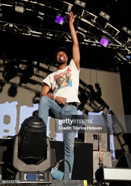 Rapper Danny Brown performs at the Lost Lake Music Festival on October 22, 2017 in Phoenix, Arizona.