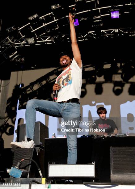 Rapper Danny Brown performs at the Lost Lake Music Festival on October 22, 2017 in Phoenix, Arizona.