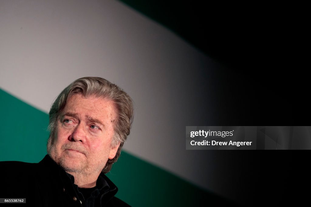 Steve Bannon, Leon Panetta And David Petraeus Attend Conf. On Violent Extremism