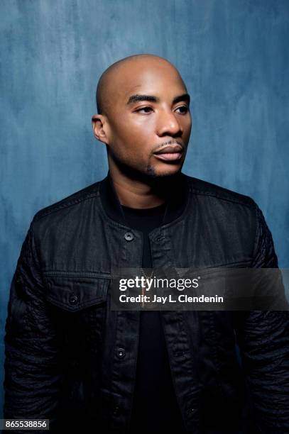 Rapper Charlamagne tha God, from the film "Bodied," poses for a portrait at the 2017 Toronto International Film Festival for Los Angeles Times on...