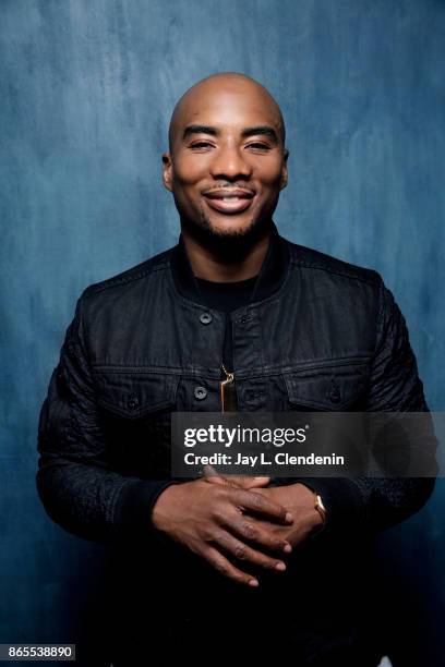 Rapper Charlamagne tha God, from the film "Bodied," poses for a portrait at the 2017 Toronto International Film Festival for Los Angeles Times on...