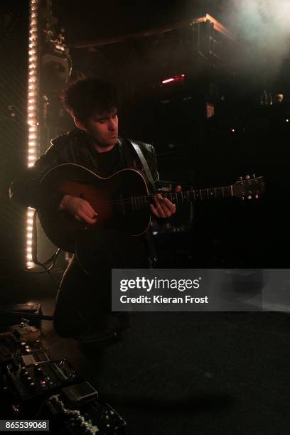 Robert Turner of Black Rebel Motorcycle Club performs live on stage at The Academy on October 23, 2017 in Dublin, Ireland.