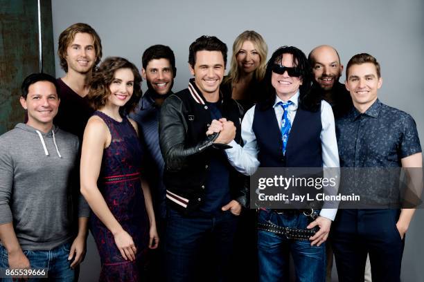 Writer Michael Weber, subject Greg Sestero, actress Alison Brie, writer Scott Neustadter, director/actor James Franco, actress Ari Graynor, subject...