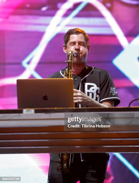 Dominic Lalli of Big Gigantic performs at the Lost Lake Music Festival on October 22, 2017 in Phoenix, Arizona.