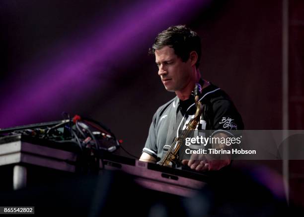 Dominic Lalli of Big Gigantic performs at the Lost Lake Music Festival on October 22, 2017 in Phoenix, Arizona.