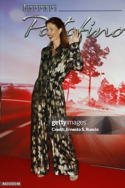 Jane Alexander attends the "Ferrari Portofino" premiere at Roma Convention Center - La Nuvola on October 23, 2017 in Rome, Italy.