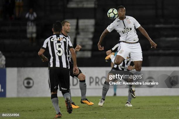 Jo of Corinthians in action during the match between Botafogo and Corinthians as part of Brasileirao Series A 2017 at Engenhao Stadium on October 23,...
