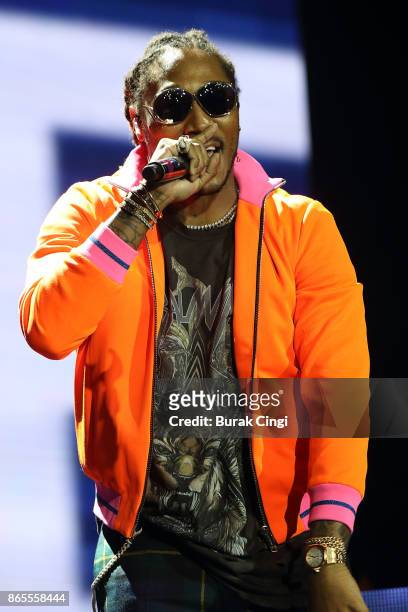 Future performs live on stage at The O2 Arena on October 23, 2017 in London, England.