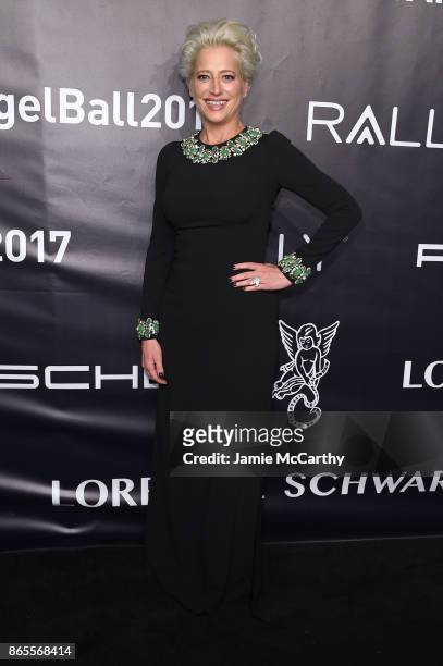 Dorinda Medley arrives at Gabrielle's Angel Foundation's Angel Ball 2017 at Cipriani Wall Street on October 23, 2017 in New York City.