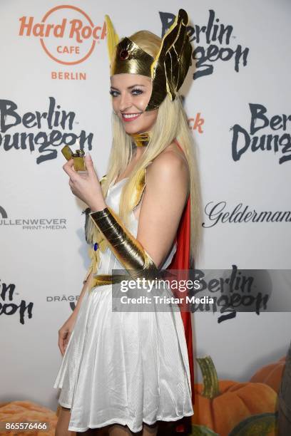 Xenia Prinzessin von Sachsen during the Halloween party by Natascha Ochsenknecht at Berlin Dungeon on October 23, 2017 in Berlin, Germany.