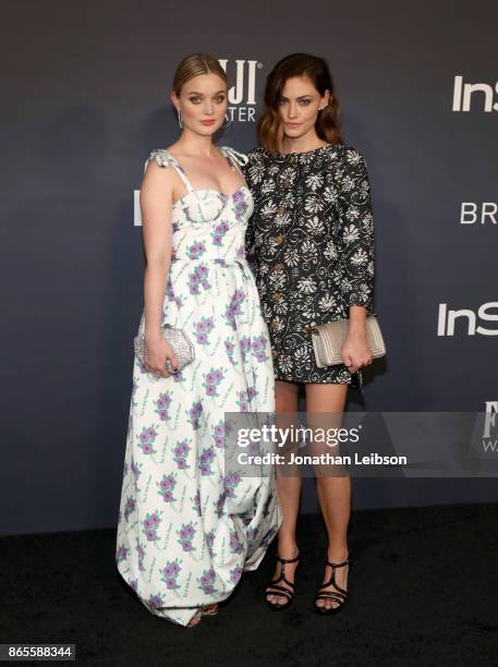 Bella Heathcote and Phoebe Tonkin at the 2017 InStyle Awards presented in partnership with FIJI WaterAssignment at The Getty Center on October 23,...