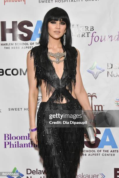 Guest attends HSA Masquerade Ball on October 23, 2017 at The Plaza Hotel in New York City.