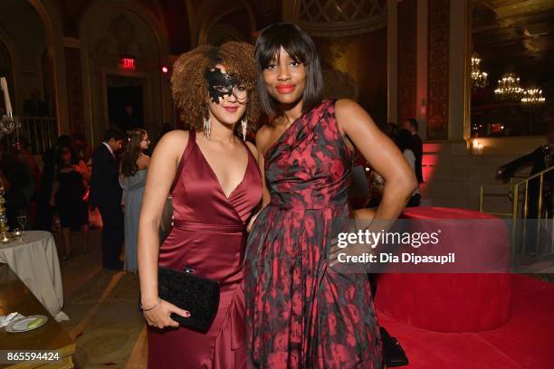 Guests attend HSA Masquerade Ball on October 23, 2017 at The Plaza Hotel in New York City.